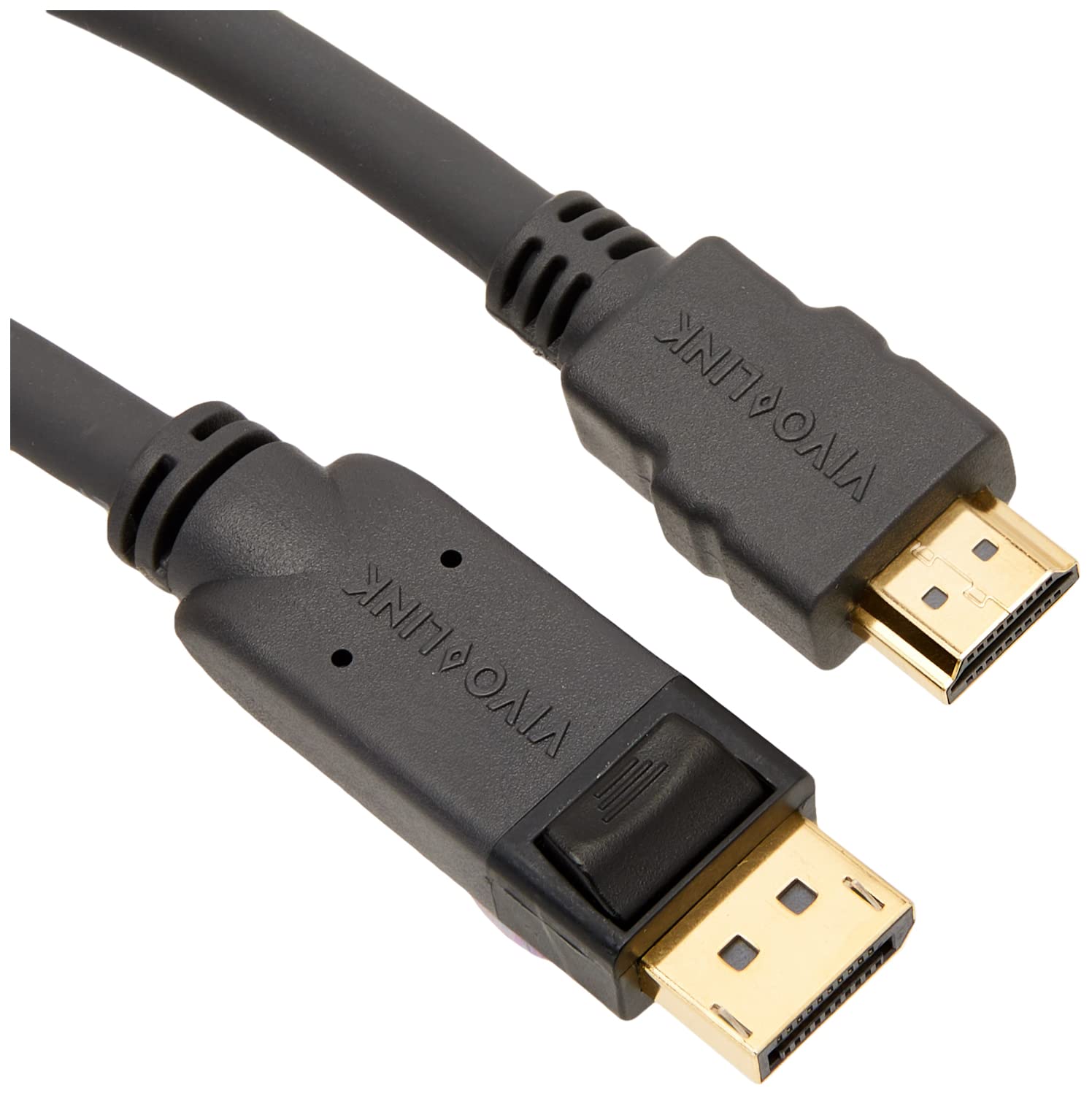 Pro Displayport - HDMI 10 m - kabel DisplayPort (DisplayPort, HDMI, męski, złoty, czarny)
