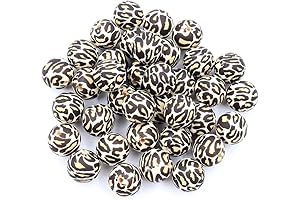 Embrace the Untamed Flair with Leopard Silicone Beads