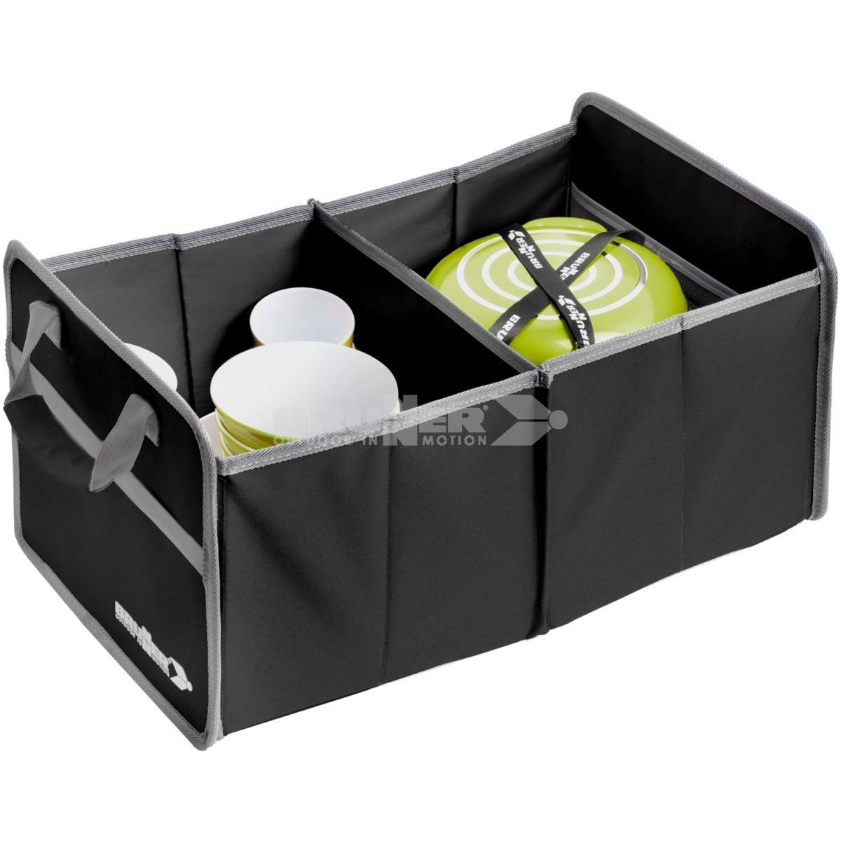 BRUNNER Camping Kochtopfset Kochgeschirr + Melamin Geschirr Juniper MEPOBOX 16+9