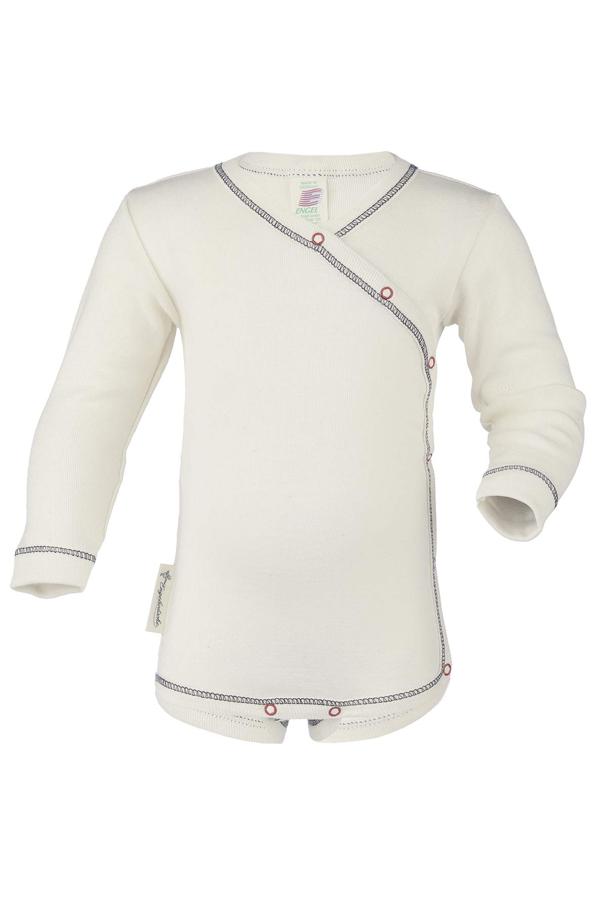 ENGELNatur Wickelbody Long Sleeve For Baby 100% Cotton