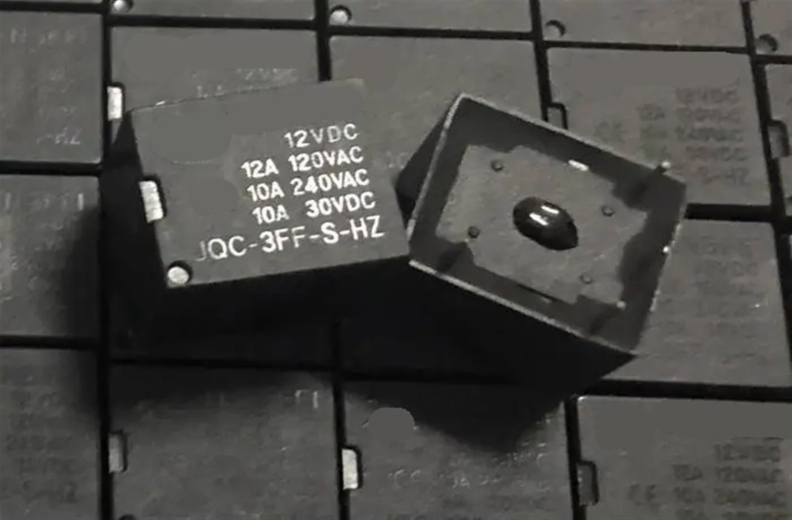 Relé JQC-3FF-S-HZ 12V 24V CC interruptor magnético para circuitos electrónicos de 4 pines 3