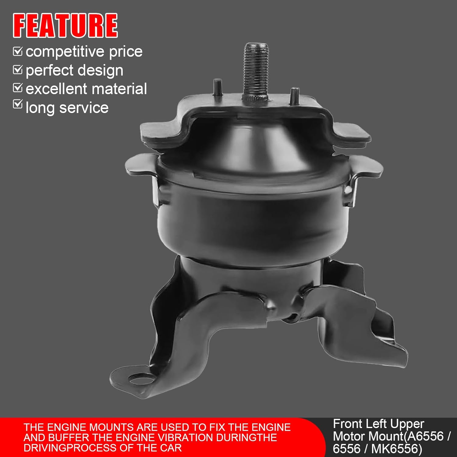 5 Pcs Engine Motor Transmission Mount Set of 5 Compatible with Honda 1996 1997 1998 1999 2000 Civic 1.6L Front Rear Replacement for A6520 A6502 A6556 A6506 A6526