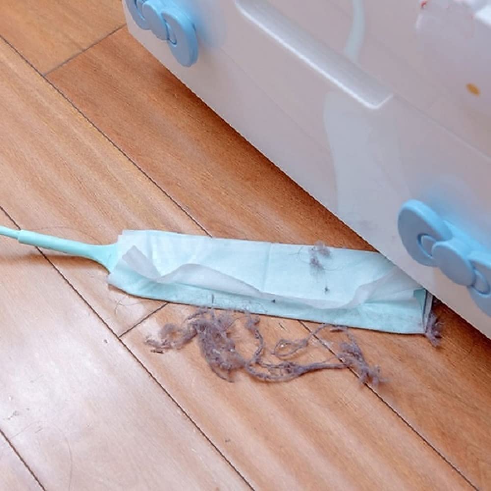 Henceberry Gap Cleaning Duster - Microfiber Duster, Adjustable Bedside Dust Brush Long Handle Mop Sweep, Removable Telescopic Pp Brush Head Flat Household Mop for Sofa Bed Furniture Bottom Gap (B0BM487189) Amazon Price History, Amazon Price Tracker