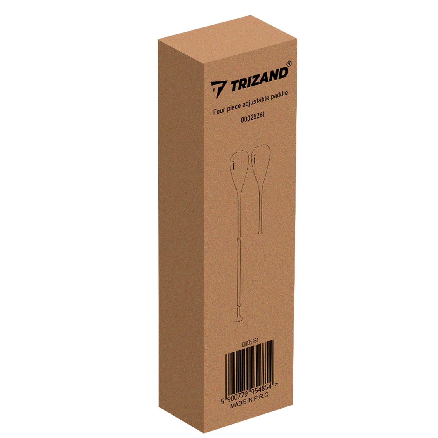 TRIZAND Remo para SUP y kayak 2 en 1, ajustable de 163 a 229 cm, 4 piezas, ligero y resistente, aluminio + nailon, para paddleboard y kayak, color negro