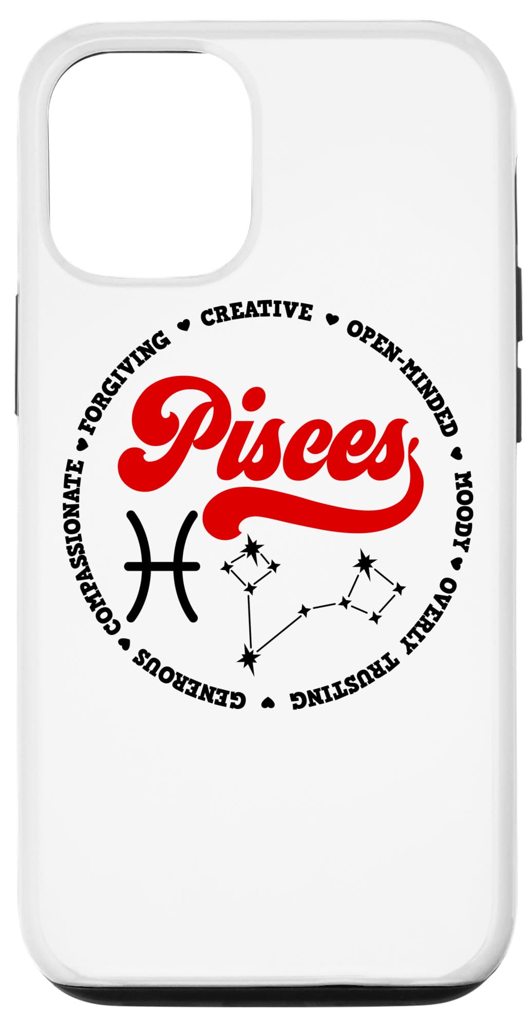 Amazon.com: iPhone 12/12 Pro Pisces Horoscope Queen Zodiac Birthday Print  For Girls Women Case : Cell Phones & Accessories