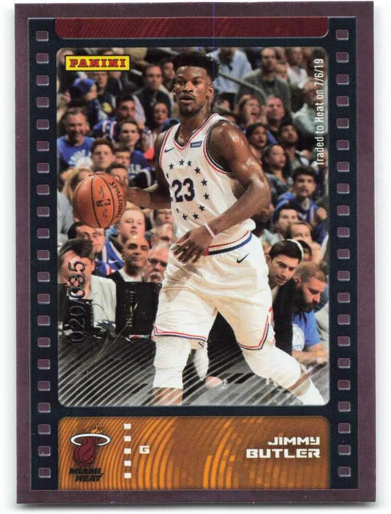 2019-20 Panini NBA Stickers Trading Cards Pink #24 Jimmy Butler NM-MT /35 Miami Heat #’D 20/35 Basketball NBA