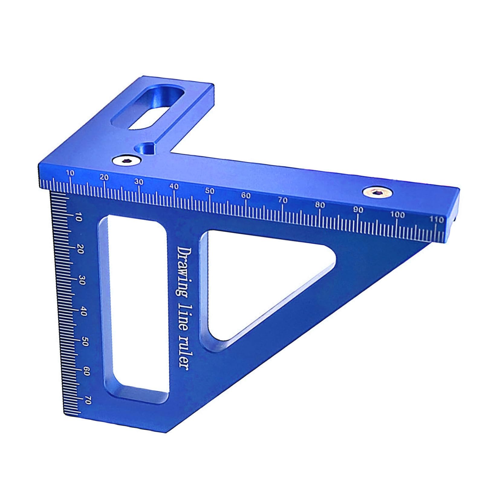 MRKU Righello di misurazione multiangolo 3D, Squadra goniometrica per la Lavorazione del Legno, Triangolo a 45-90 Gradi