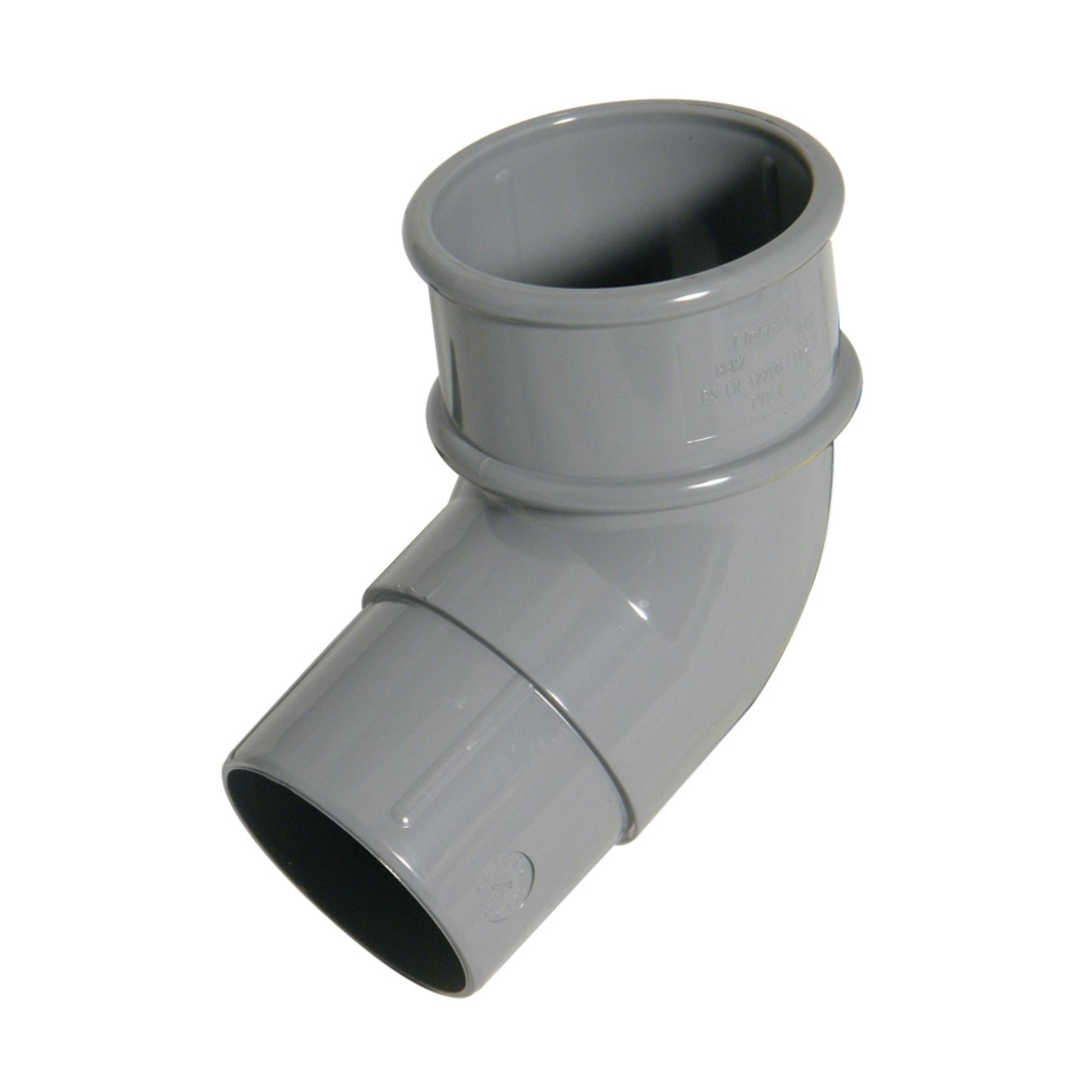 Floplast Grey 50Mm Round Downpipe 112' Offset Bend