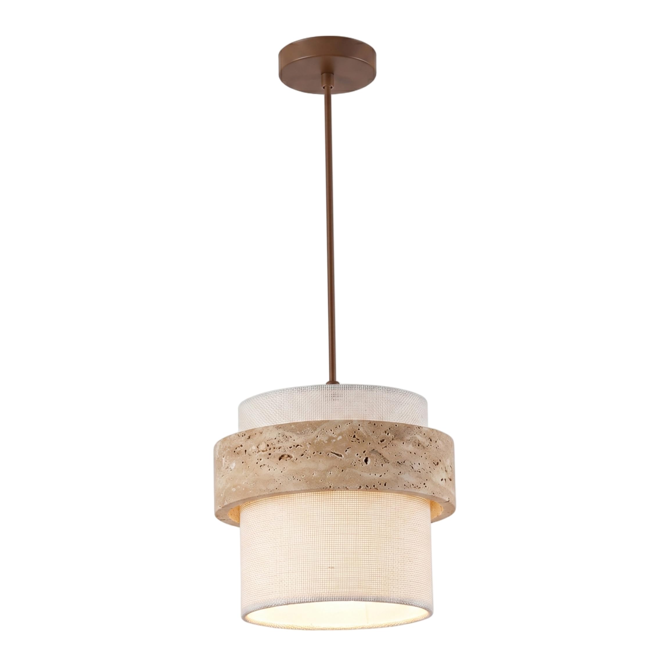 Lámpara colgante WABI Sabi para techos pequeños con luz regulable
