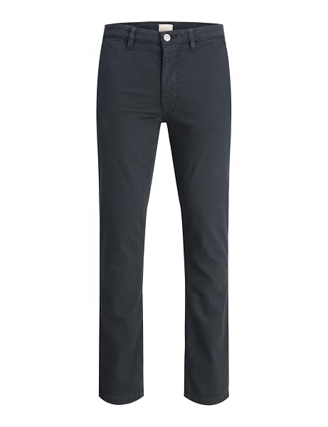 JACK & JONES Pantaloni Chino da Uomo Jprccmarco Jjfrank Noos, Blu Marino Scuro, W32 / L34