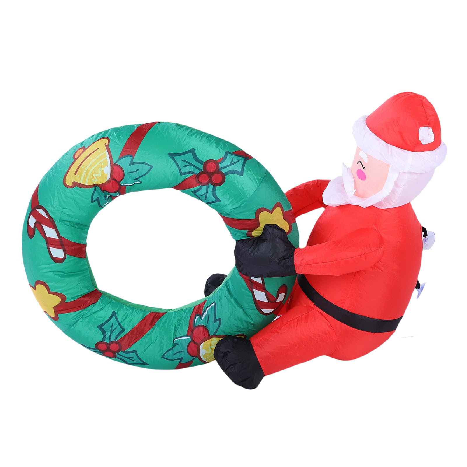 Babbo Natale gonfiabile con luci a LED, 4 (tipo UE 220-240 V)
