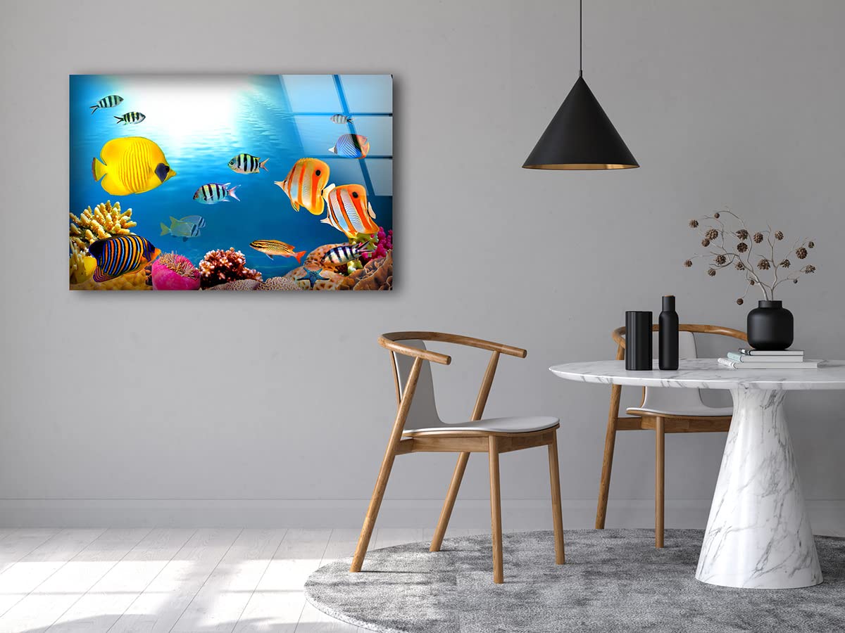 Impression sur Verre 140x50cm Tableaux Image Photo graffiti moderne