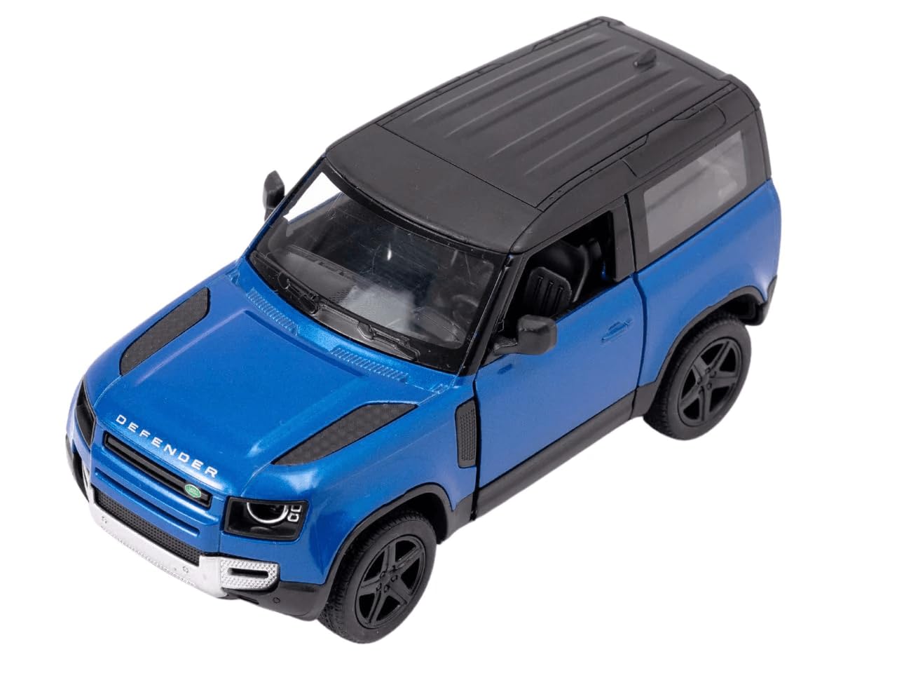 Easy Toys Model Car Compatible with Land Rover Defender. Scale Toy SUV with Opening Doors. Car modeling. (Defender Blue)