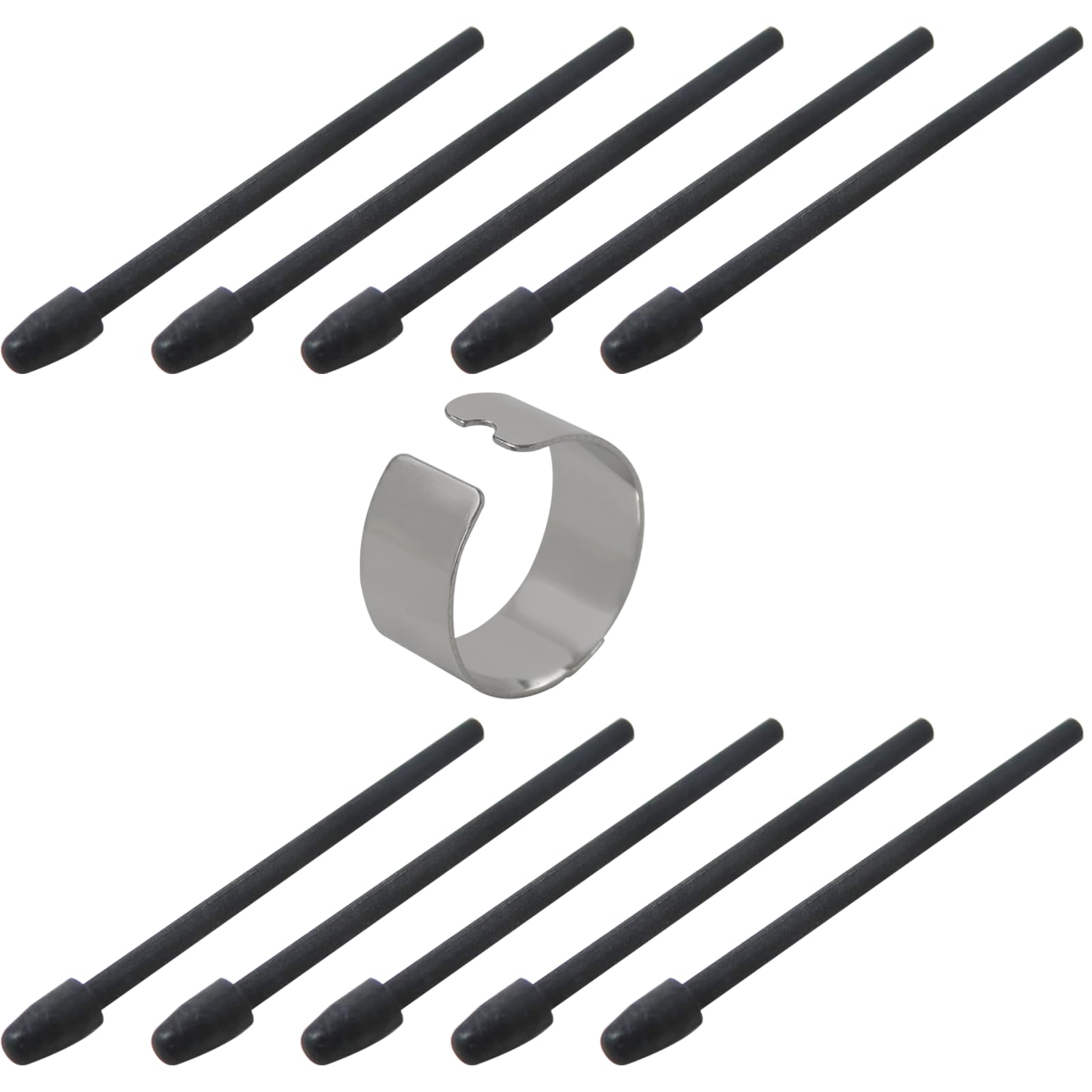 Stylus Pencil Nibs Fine Tips for Marker Pen/Marker Plus Pen, Pen Tips/Nibs for Remarkable Pen, 10pcs Replacement Tips with Installation Clip