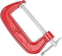 Vista 6 de HOIGON Juego de 8 abrazaderas C de 3 pulgadas, juego de abrazaderas C de hierro fundido con apertura de mandíbula de 3 pulgadas, profundidad