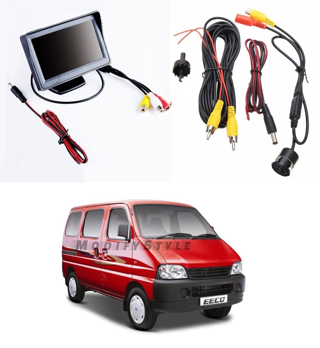 Combo TFT LCD 4.3inch Display + Reverse Parking Camera Suitable for Maruti Eeco (2010 to Present)-image-23