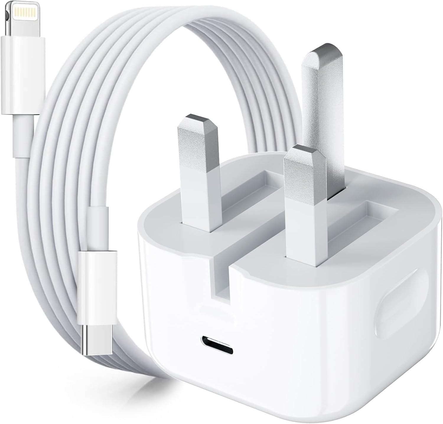 for iPhone Charger,20W PD USB C Charging Plug with 2M Lightning Cable for iPhone 14 13 12 11 Pro Max XR XS X,iPad