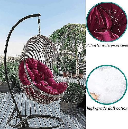 Coussin balançoire chaise rotin imperméable extérieur et intérieur