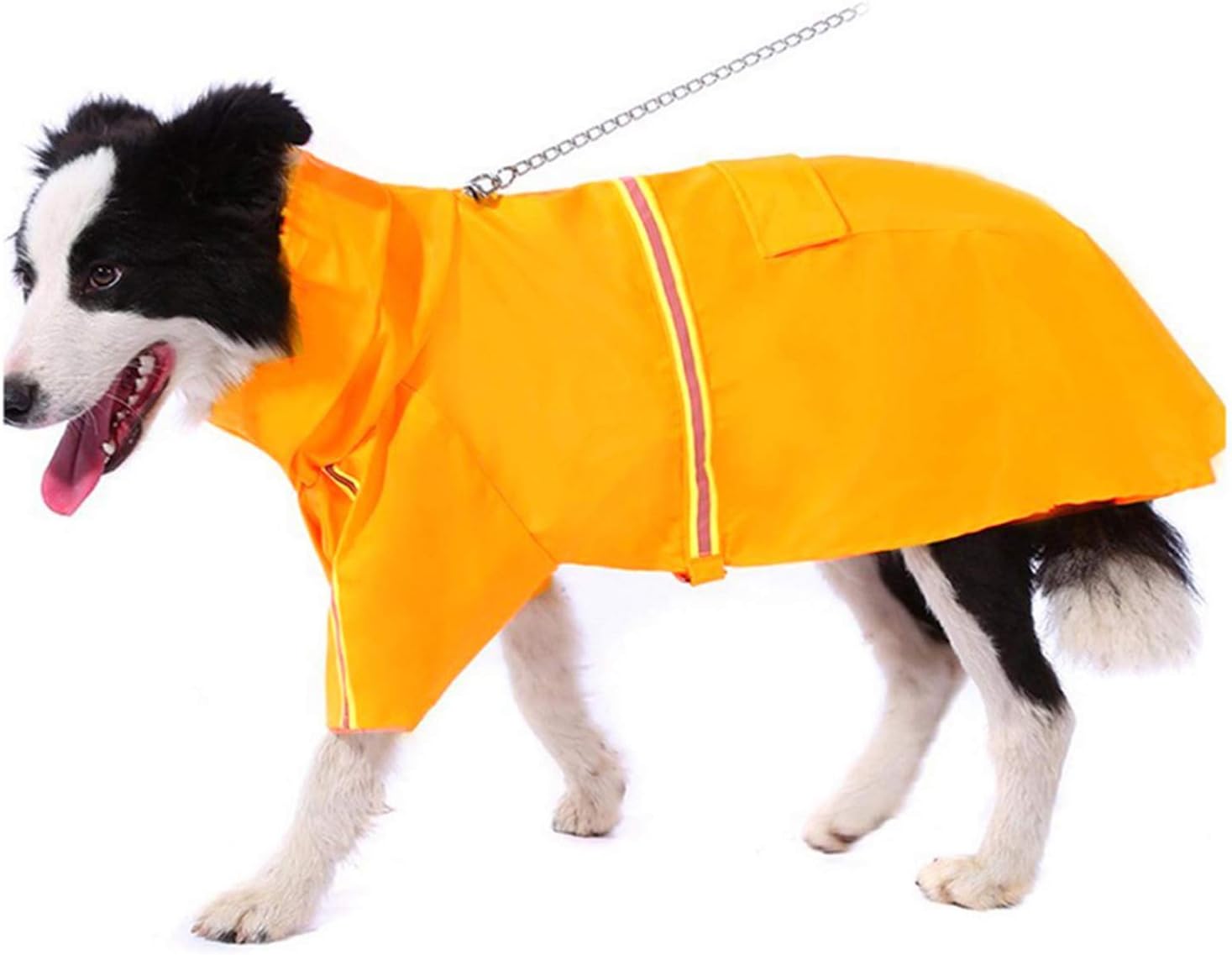 売り切れ必至 軽量 Sehoo犬のレインコート オレンジ 反射テ 防水 ポンチョ 中型犬 M ケット 大型犬 ペット用品 ープ付き 小型犬 柴犬 ライフジャ 雨具 服 アクセサリー