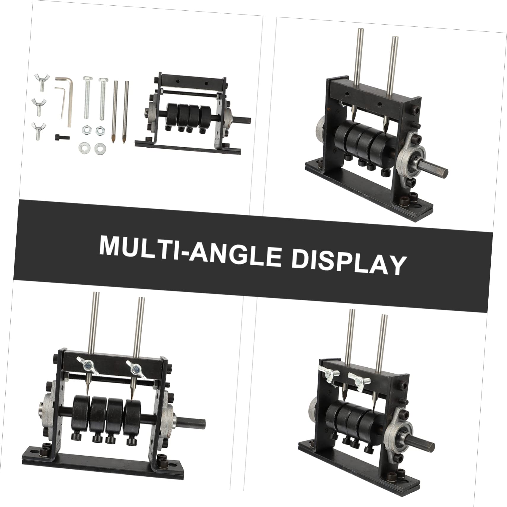 Dénudeur de Câble Électrique Manuel en Fer Argenté, Outil Compact | Structure Simple et Rationnelle, Facile à Utiliser et Portable, pour Coupe et Retrait de Gaine