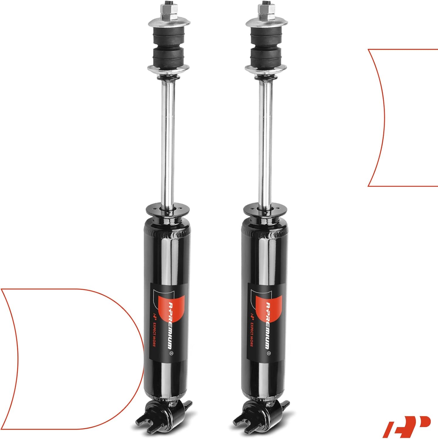 A-Premium Front Suspension Shock Strut Absorbers Compatible with Chevrolet Impala, Caprice & Dodge Dakota, Durango & Ford Crown Victoria & GMC Safari & Mercury Grand Marquis, 2-PC Set
