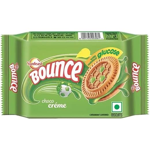 Sunfeast Bounce Elaichi Sandwich Biscuits 100g