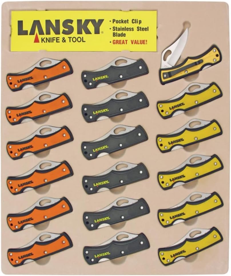 Lansky Small Lockback 18 PCE Disp