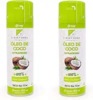 Kit com 2 Óleo de Coco Extravirgem Spray 200 ml Klein Foods