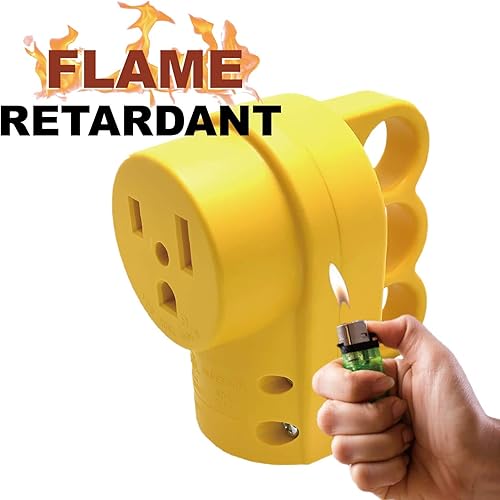 Miniatura 5 de Sintron Receptáculo de hoja recta NEMA 6-50R, DIY rewirable, para aire acondicionado, equipo de cocina y soldador de arco, 250 voltios, 50 amperios,