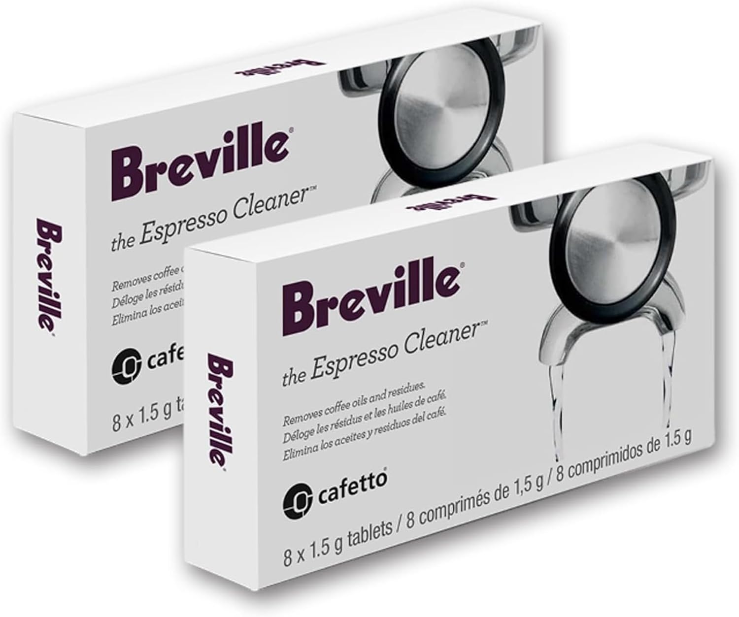 16 Pack Espresso Cleaning Tablets for Breville, Coffee Machine Cleaner BEC2500 Cleaning Pods for Breville