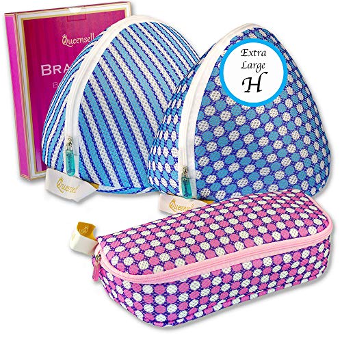 Bra Bags For Laundry - Bra Bag for Washing Machine - Set of 3 - Bra Washing Bags for Laundry - Bra Laundry Bags for Washing Machine â€“ Lingerie bag for Washing Machine â€“Bra Pouch Mesh Bag - Extra Large H