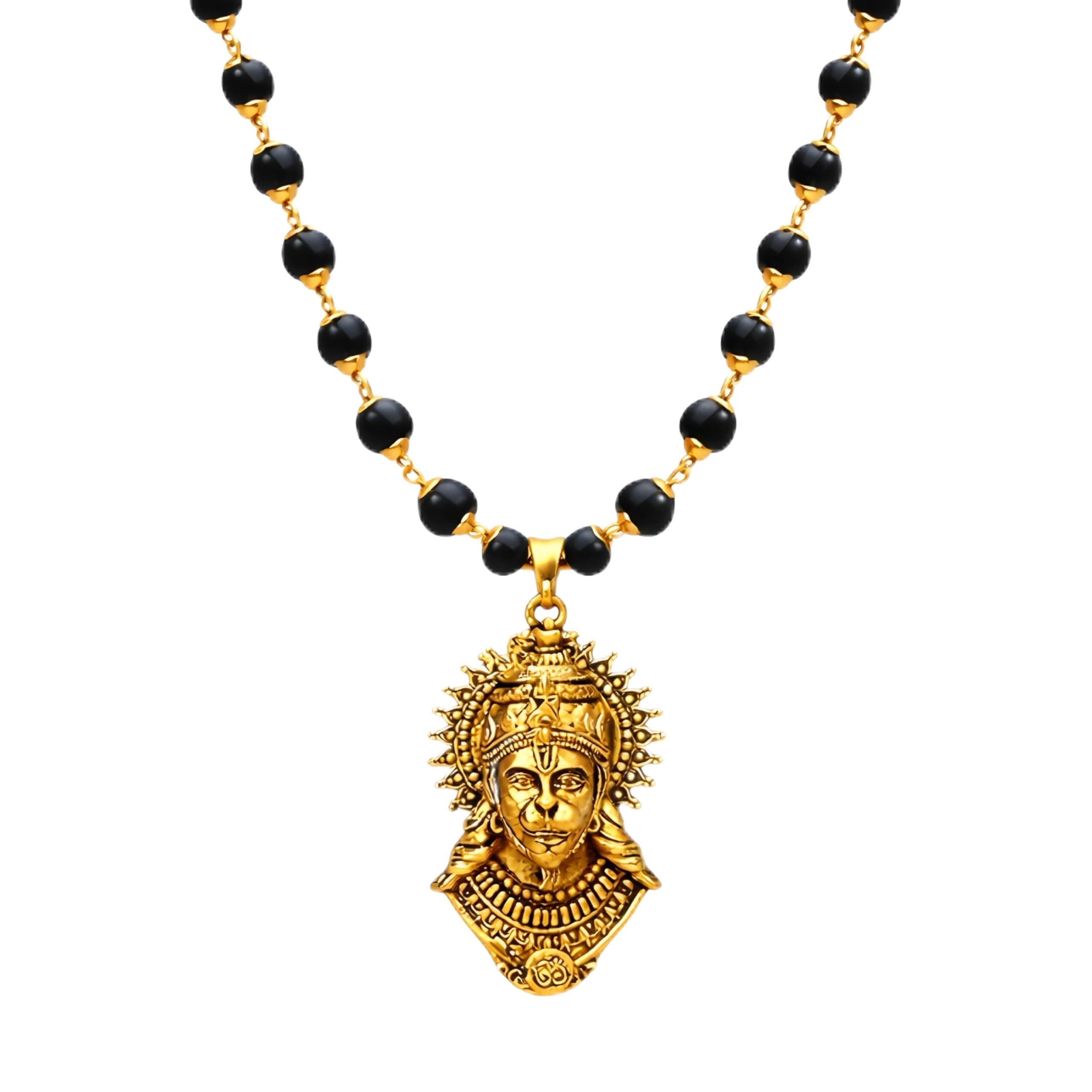 Original Karungali Mala 54 Beads (7mm) for Men & Women | Authentic Black Ebony Wood Mala with Gold Plated Metal Caps | Spiritual Necklace for Meditation, Prayer, Energy Balance & Positive Vibes-image-20