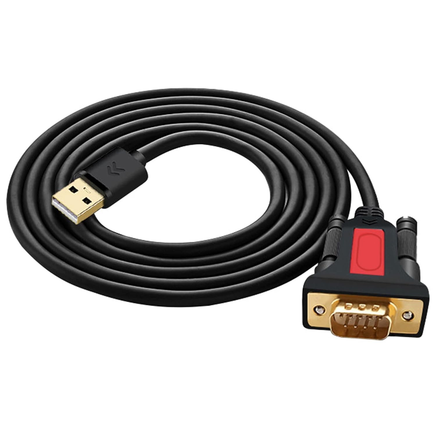 Tobo USB to RS232 Serial Adapter with FTDI Chipset, USB 2.0 to RS232 Gold Plated DB9 Serial Converter Cable for Modem, Scanner, Industriual Machinery, CNC, 1.5m TD-1380CC-image-2