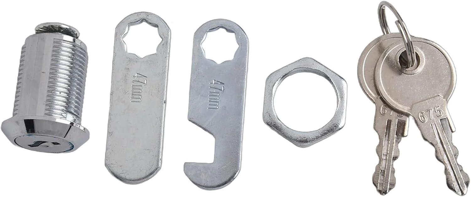Cam Cylinder Locks Door Cabinet Mailbox Padlock Drawer Cupboard with Iron Key Furniture Hardware 1Pcs(25 mm)