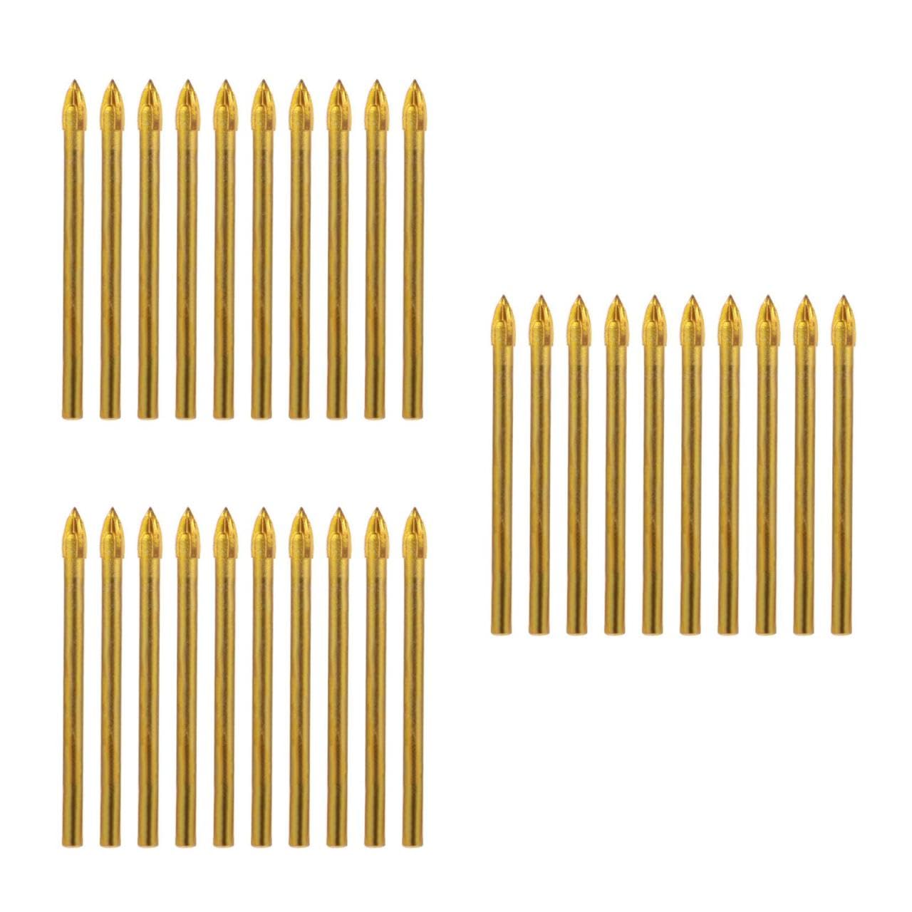 Ouvre-trou arc outil de forage et foret ceramique a tete cruciforme pour brique et verre