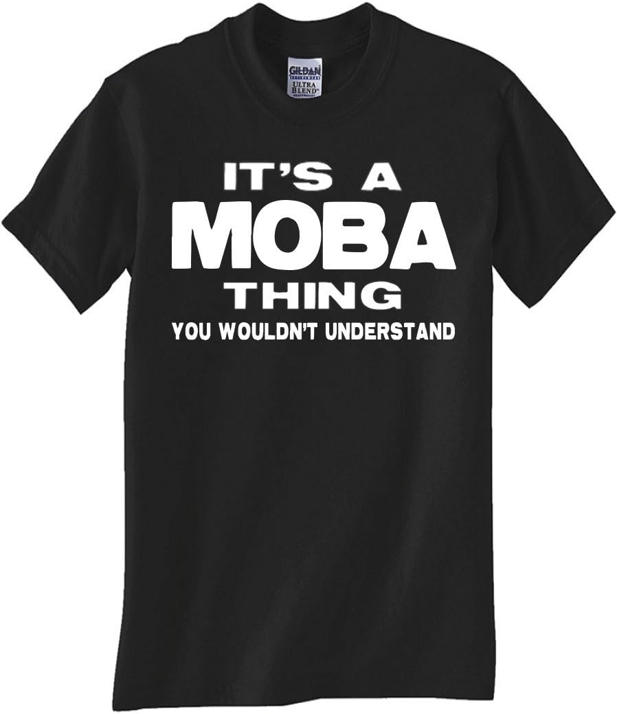 STUFF WITH ATTITUDE - GEEK CHIC MOBA Thing Black T Shirt