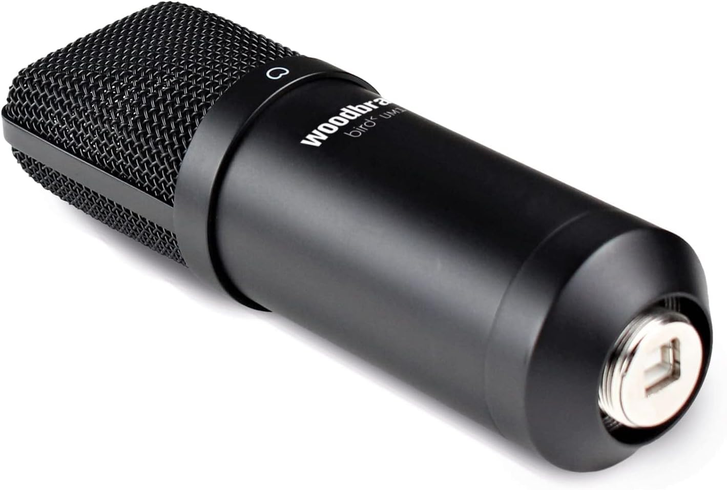 Bird Woodbrass UM1 Noir - Microphone USB Cardioïde à Condensateur PC et Mac pour Broadcast et Enregistrement Streaming, Podcasting, Conférence, Home Studio Mao, Voix Off