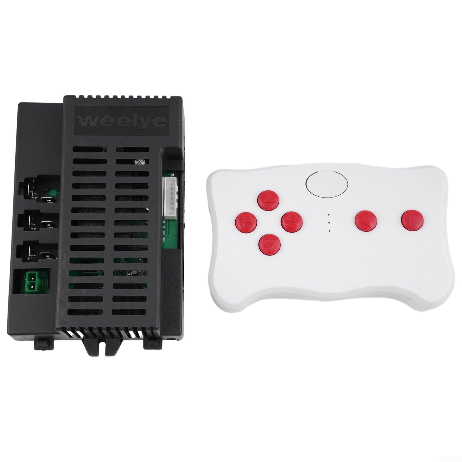 Weelye Système de contrôleur et récepteur de véhicule électrique pour enfants - Instructions de correspondance claires fournies (français non garanti) (RX37 B 12 V - Ensemble complet)