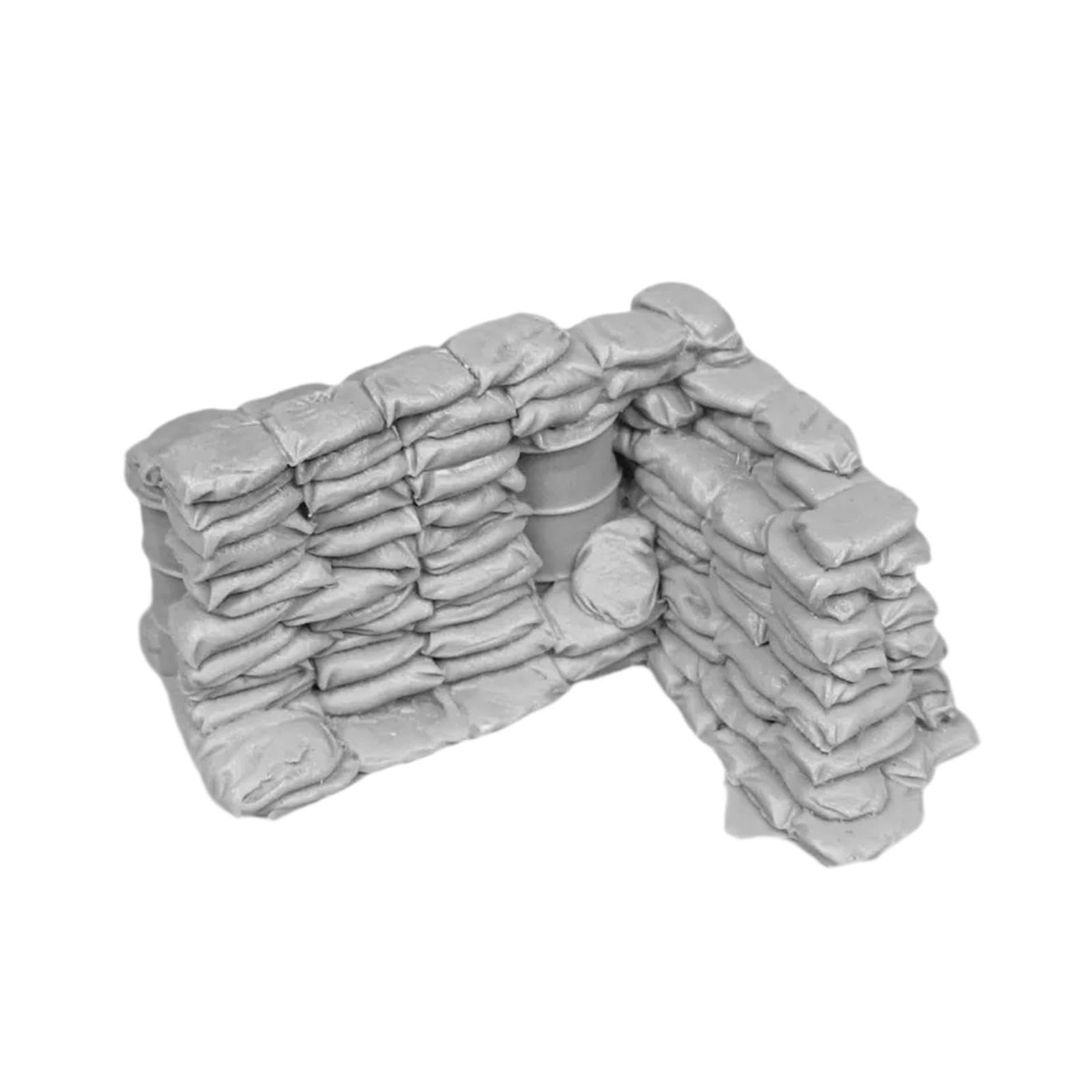 F Fityle Modello di Parete di Sacchi di Sabbia in 1:35, Collezione di Accessori per Scene Fai da Te, Layout, Decorazione, Diorama, Set di Sacchi di