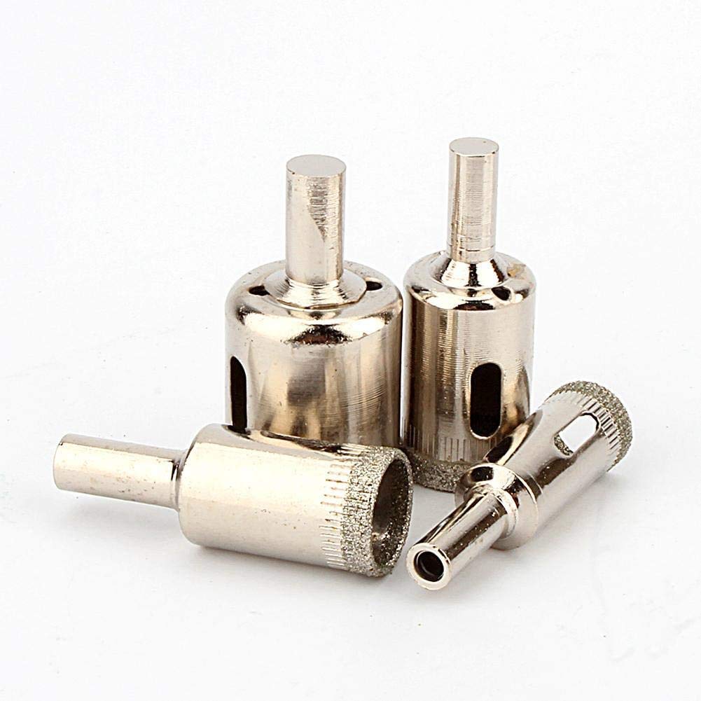 Respicefinem 8pcs Diamond Coated Marble Ceramic Tile Hole Saw Drill Bits Set Tool with 10mm 14mm 18mm 20mm 26mm 32mm 45mm 50mm Sizes for Drilling Glass Tile Porcelain Tile Ceramic