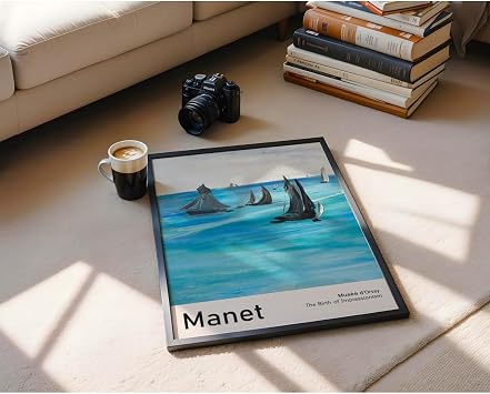 Fark Tanıtım Manet Çerçevesiz Poster, Modern Dekoratif Çerçevesiz Poster, Tablo, Manet, 21 x 30
