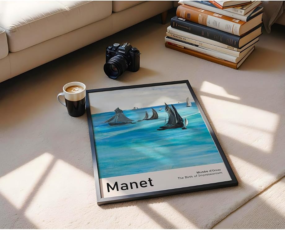 Fark Tanıtım Manet Çerçevesiz Poster, Modern Dekoratif Çerçevesiz Poster, Tablo, Manet, 21 x 30