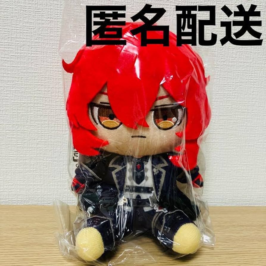 原神　おすわりぬいぐるみ　ディルック Amazon.co.jp: 原神 GIGO 限定 おすわりぬいぐるみ ディルック