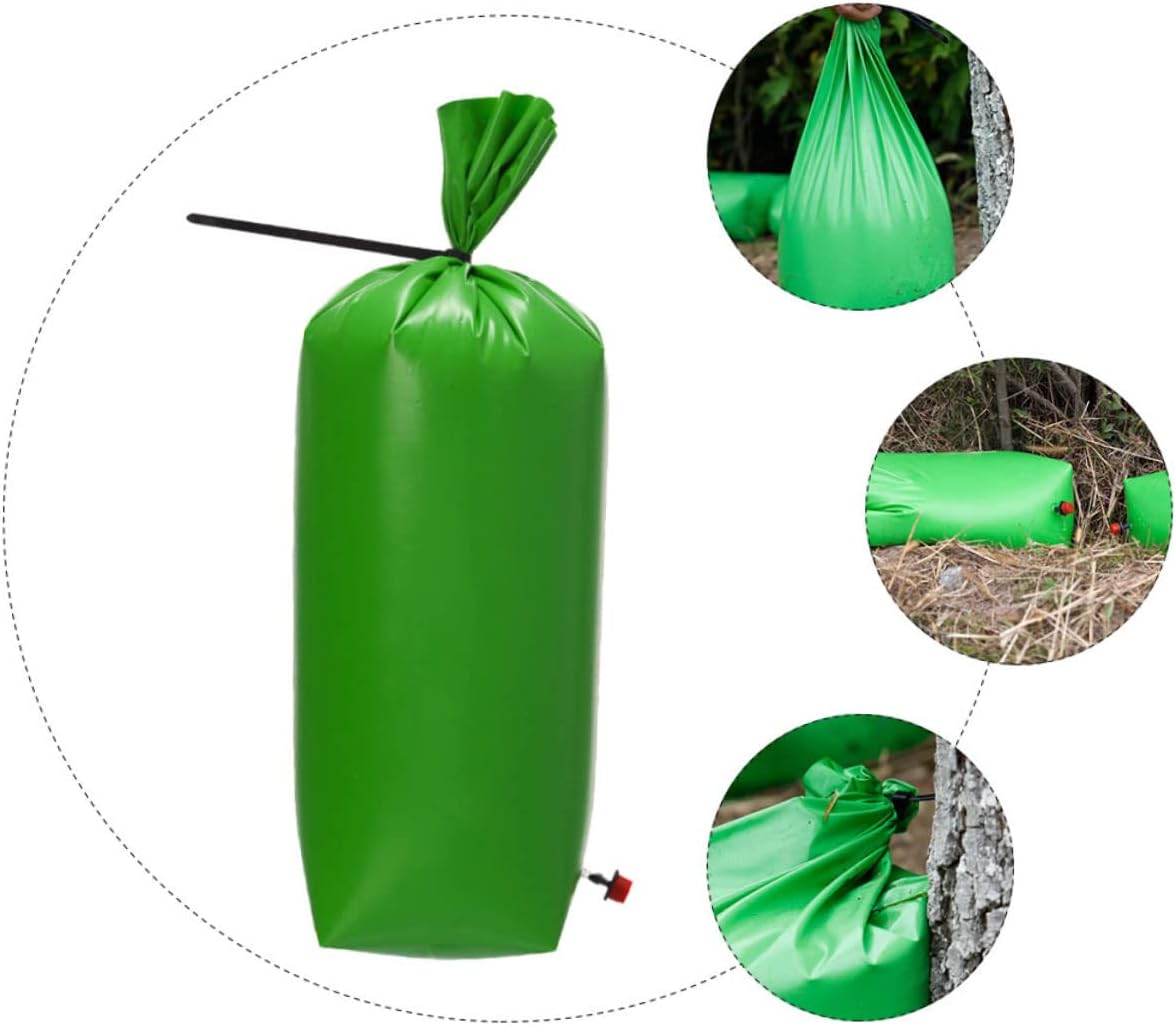 POPETPOP 3pcs Durable Drip Irrigation Water Bag for Trees Watering for Shrubs Plants Heavy Duty Space Saving Easy Use Water Saving