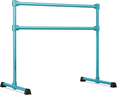 Miniatura 20 de VITA Barre - Barra de ballet doble portátil independiente, extrema, acero Altura fija, fabricada en Estados Unidos, equipo de ejercicio en casa