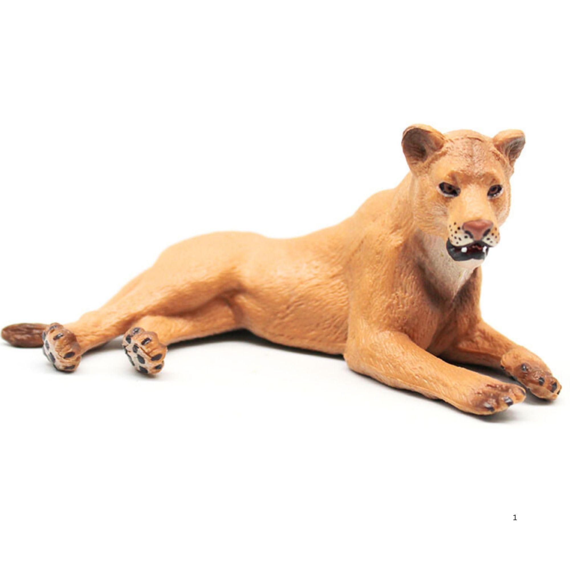 Mallexo Wildlife Realistic Lion Animal Action Figure Toy for Kids Mountain Wild African Lions Miniature Animals Fidge Educational and Learning Playset Toys for Girls and Boys Best Birthday Gift (1Pc)-image-32