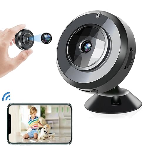 Cámara espía oculta para espiar Mini WiFi 1080P inalámbrica niñera cámara con video pequeña cámara de seguridad de vigilancia para automóvil hogar