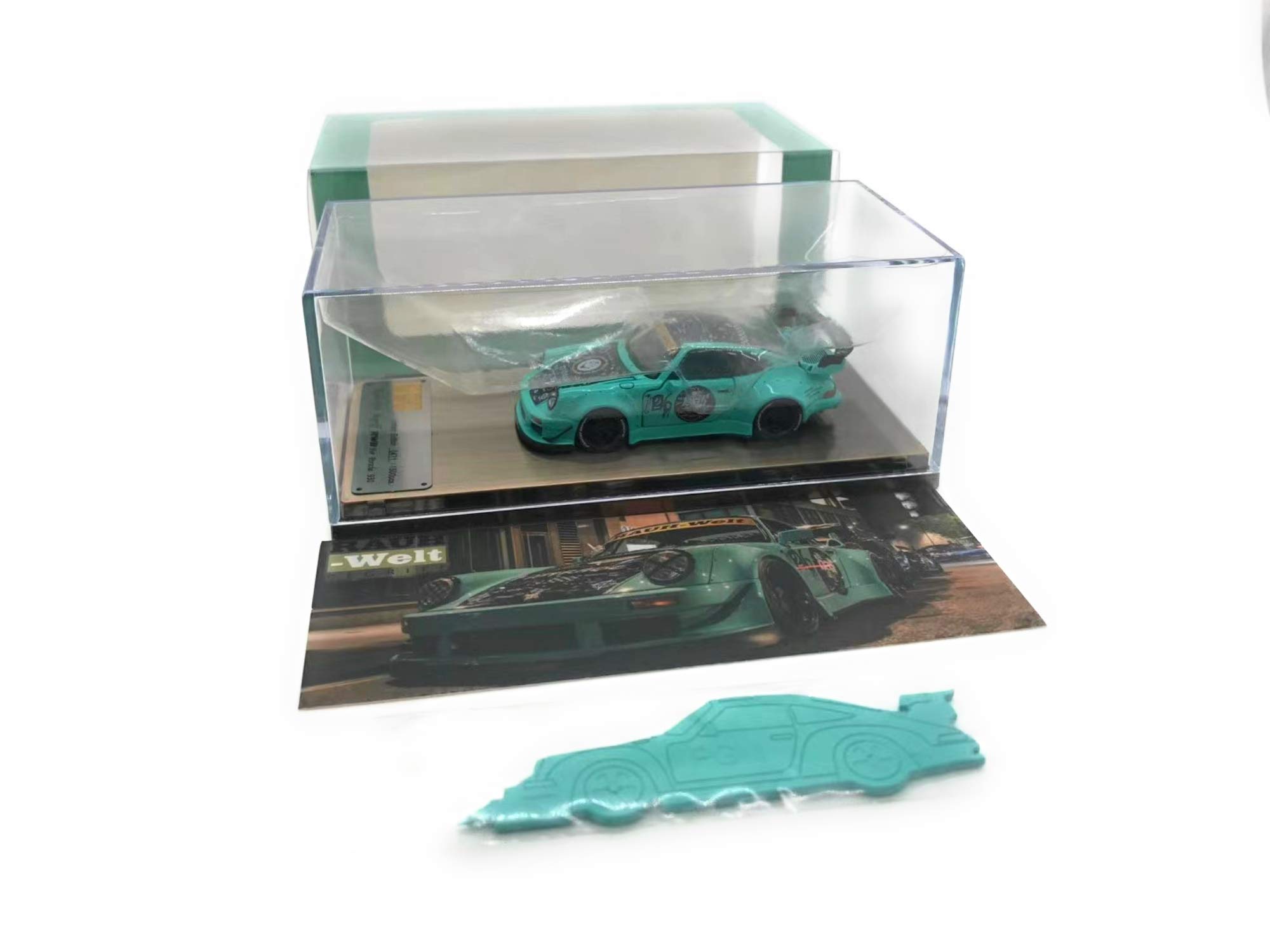 Amazon.co.jp: 1/64 pgm Porsche rwb 930 Tiffany Blue Black Wheel