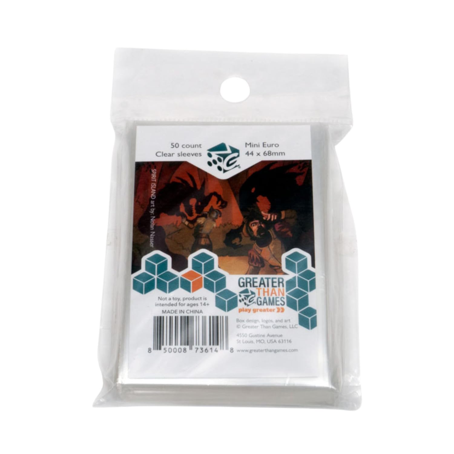 Amazon.com: Greater Than Games: Card Sleeves: Mini Euro Size