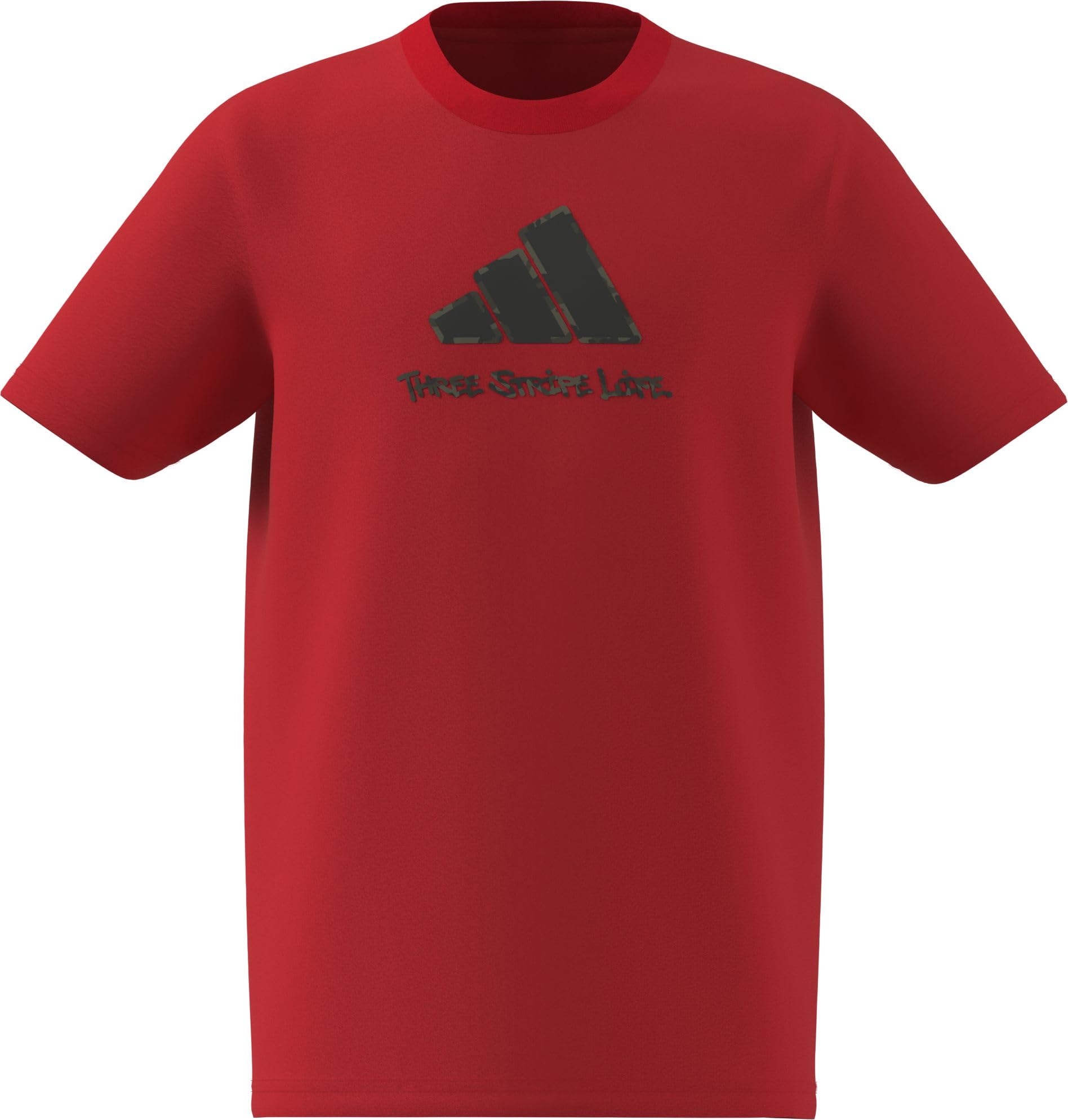 adidas Unisex Kids CAMO Graphic T-Shirt Junior, Pure Ruby, 13-14 Years